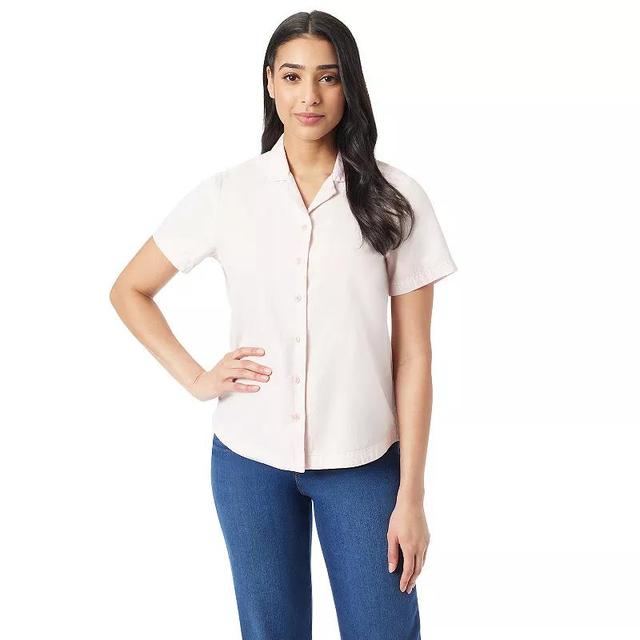 Womens Gloria Vanderbilt Camp Shirt Product Image