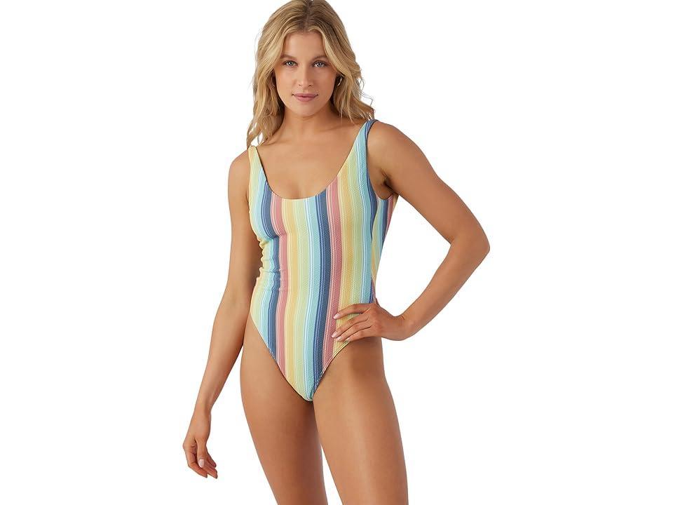 O'Neill Beachbound Stripe North Shore One Piece (Multicolored) Women's Swimsuits One Piece Product Image