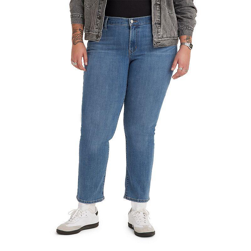 Plus Size Levis Classic Straight Jeans, Womens Blue Imagine Product Image