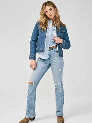 Women's Bold Boot Destructed Jean | Women's JEANS | Wrangler® product image