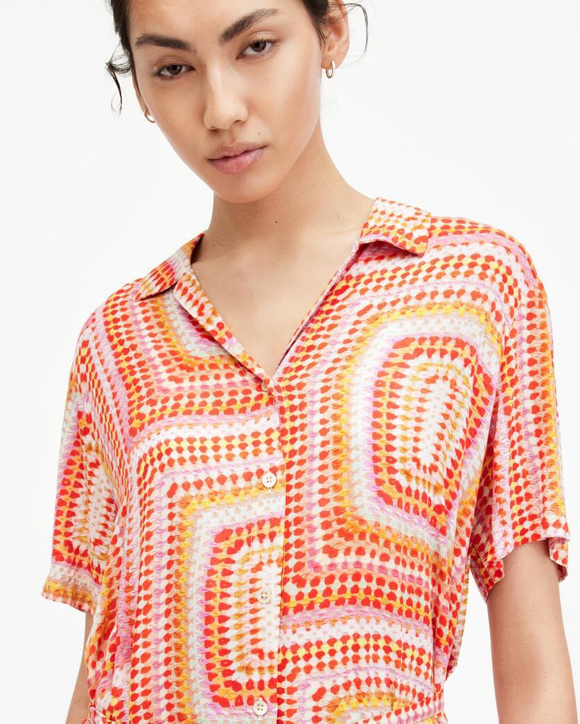 Athea Luisa Print Mini Shirt Dress Product Image