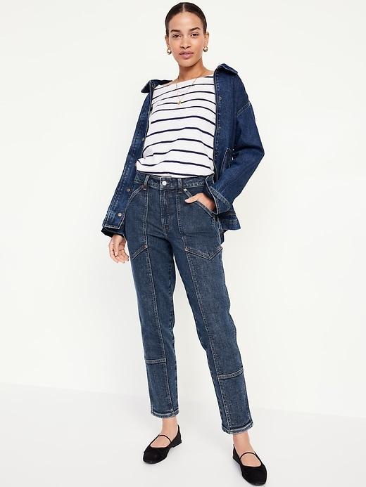 High-Waisted OG Straight Utility Jeans Product Image