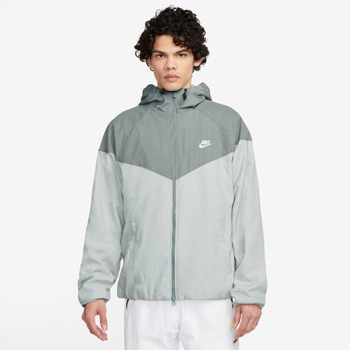 Nike Mens Nike Water Resistant Woven Winter Hooded Jacket - Mens Mica/Light Silver Product Image