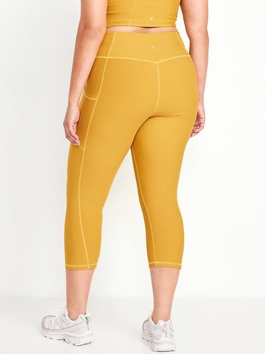 High-Waisted PowerSoft Crop Leggings Product Image