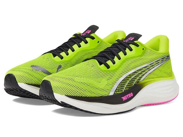 PUMA Velocity Nitro 3 Psychedelic Rush (Lime Pow/PUMA Black/Poison Pink) Women's Shoes Product Image