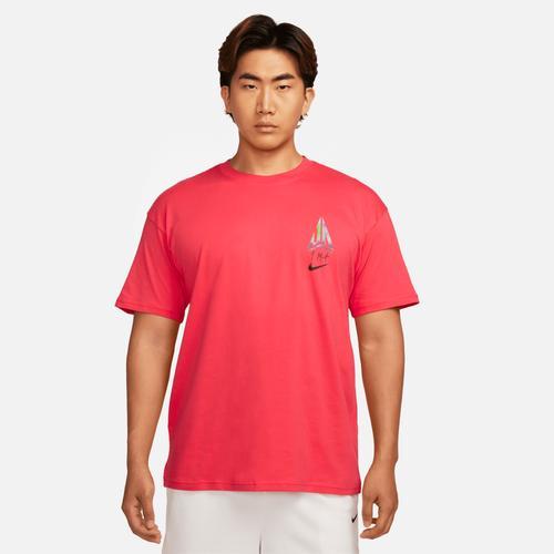 Jordan Mens Jumpman M90 Open T-Shirt - Ember Glow/Ember Glow Product Image