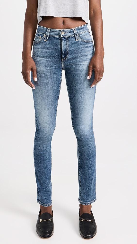 AG Mari High Rise Slim Straight Jeans | Shopbop Product Image