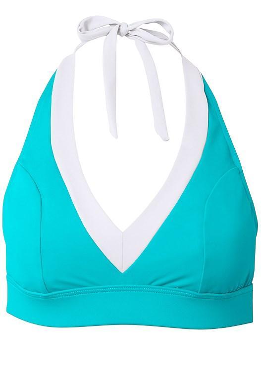 V-Neck Halter Bikini Top Product Image