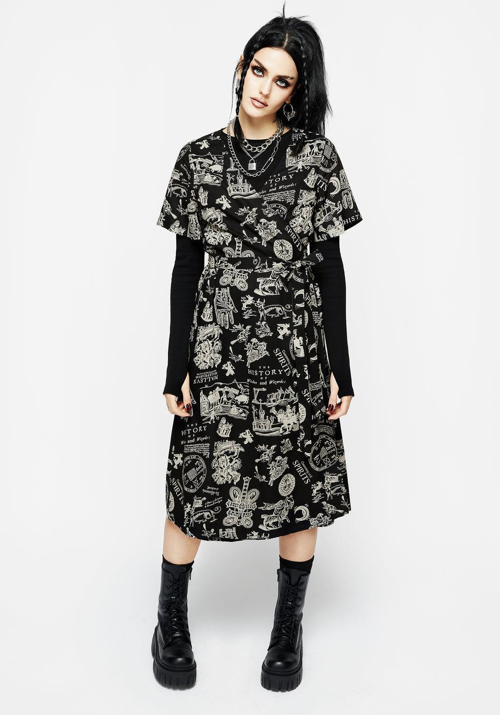 Heresy Wrap Midi Dress Product Image