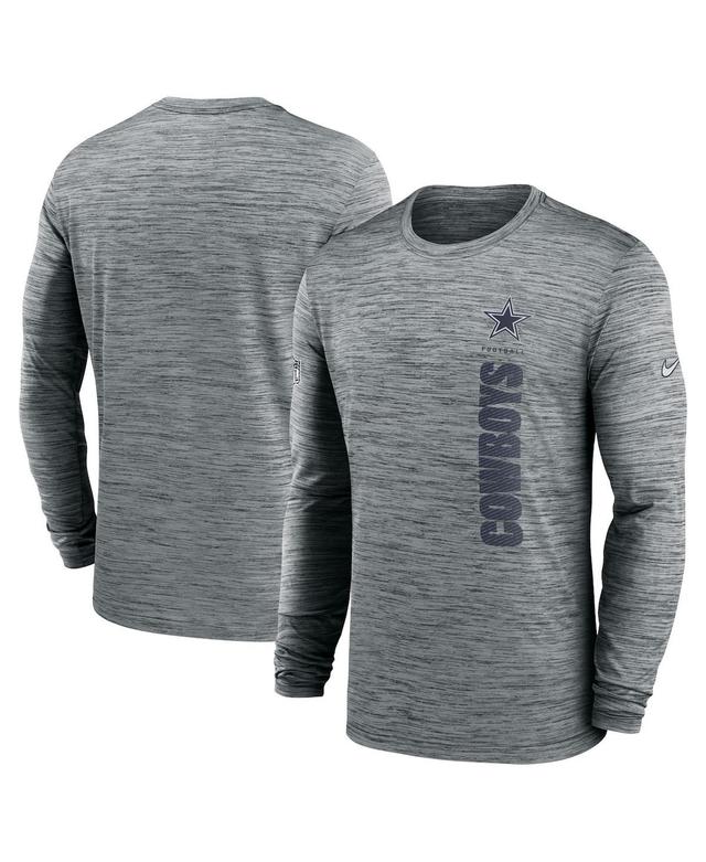 Minnesota Vikings Sideline Velocity Nike Men's Dri-FIT NFL Long-Sleeve T-Shirt Product Image