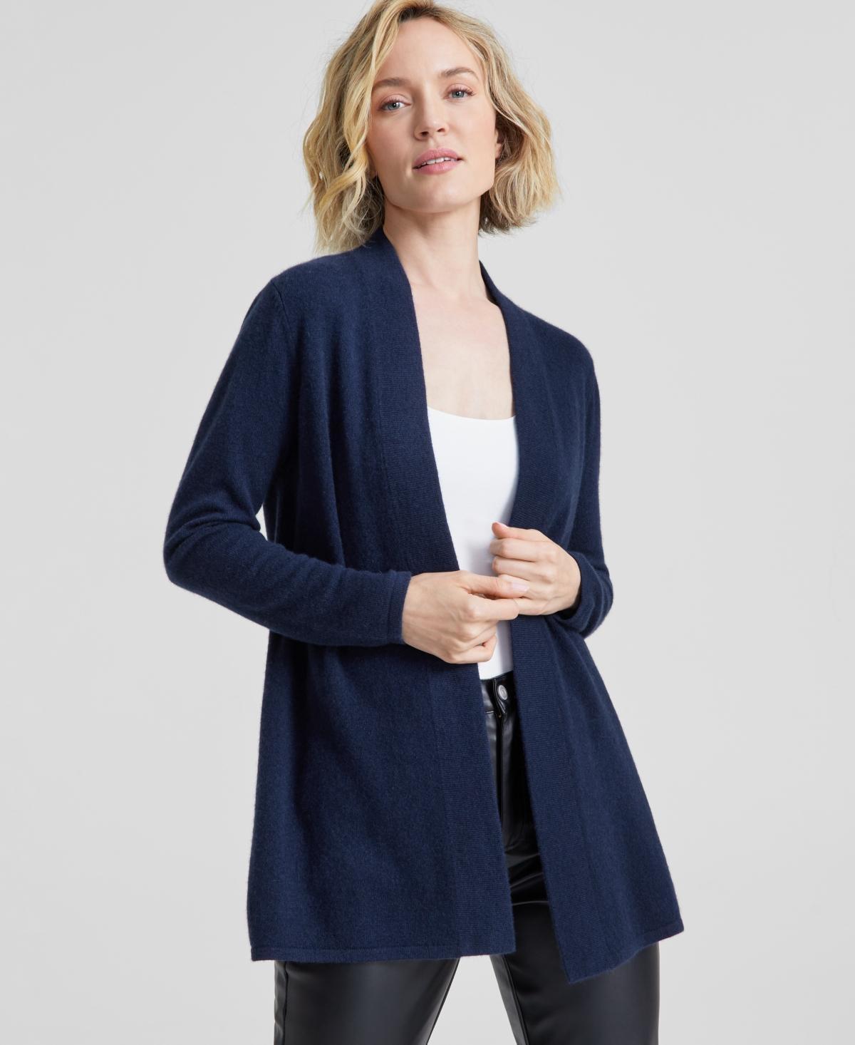 Charter Club Womens 100% Cashmere Duster Sweater, Regular & Petites, Created for Macys Product Image