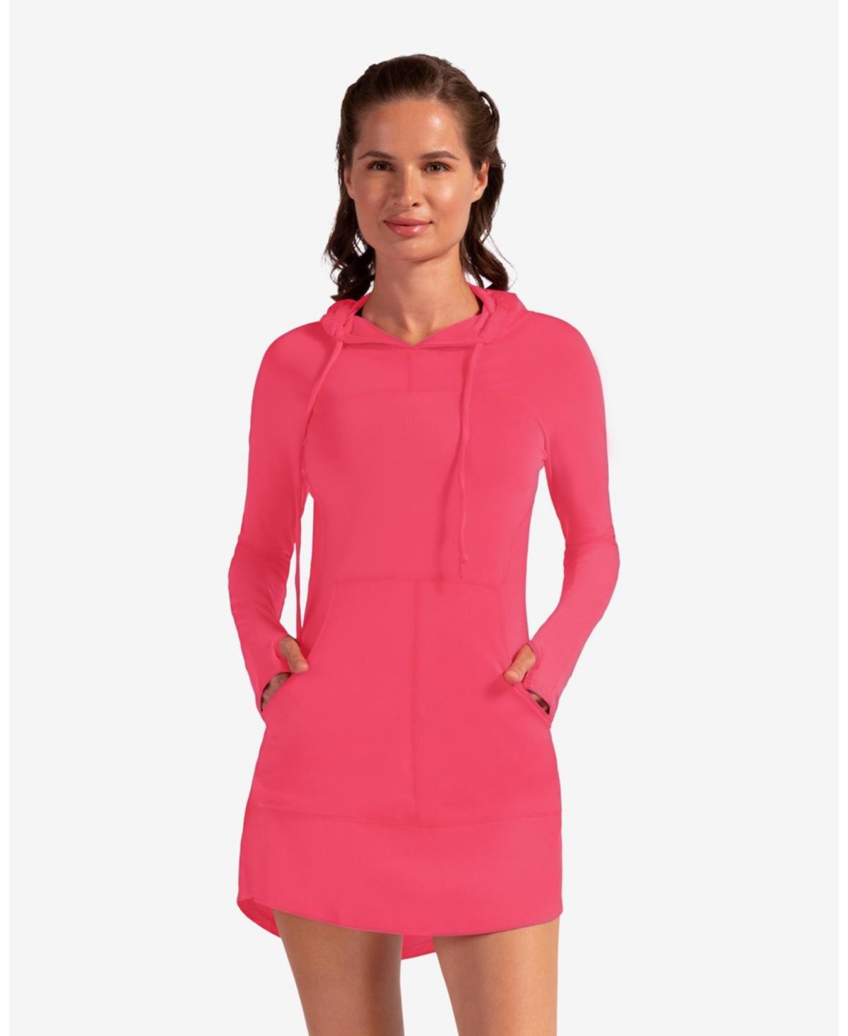 Womens Upf 50+ Sun Protection Hoodie Dress Product Image