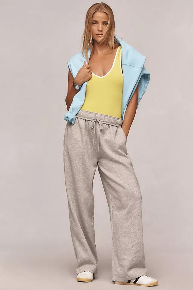 Daily Practice by Anthropologie Wide-Leg Fleece Pants Product Image