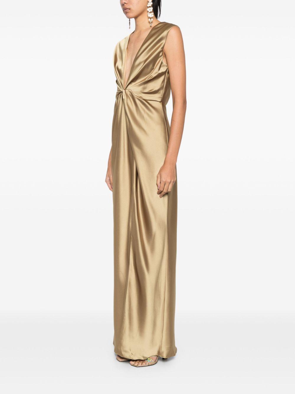 twisted drape dress Product Image