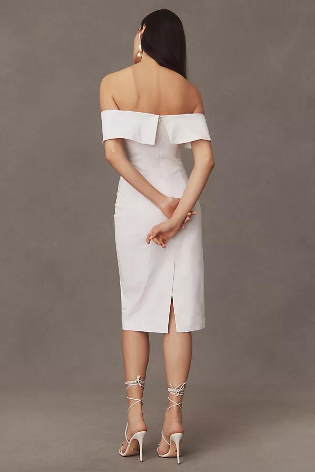 BHLDN Ingrid Off-The-Shoulder Midi Dress Product Image