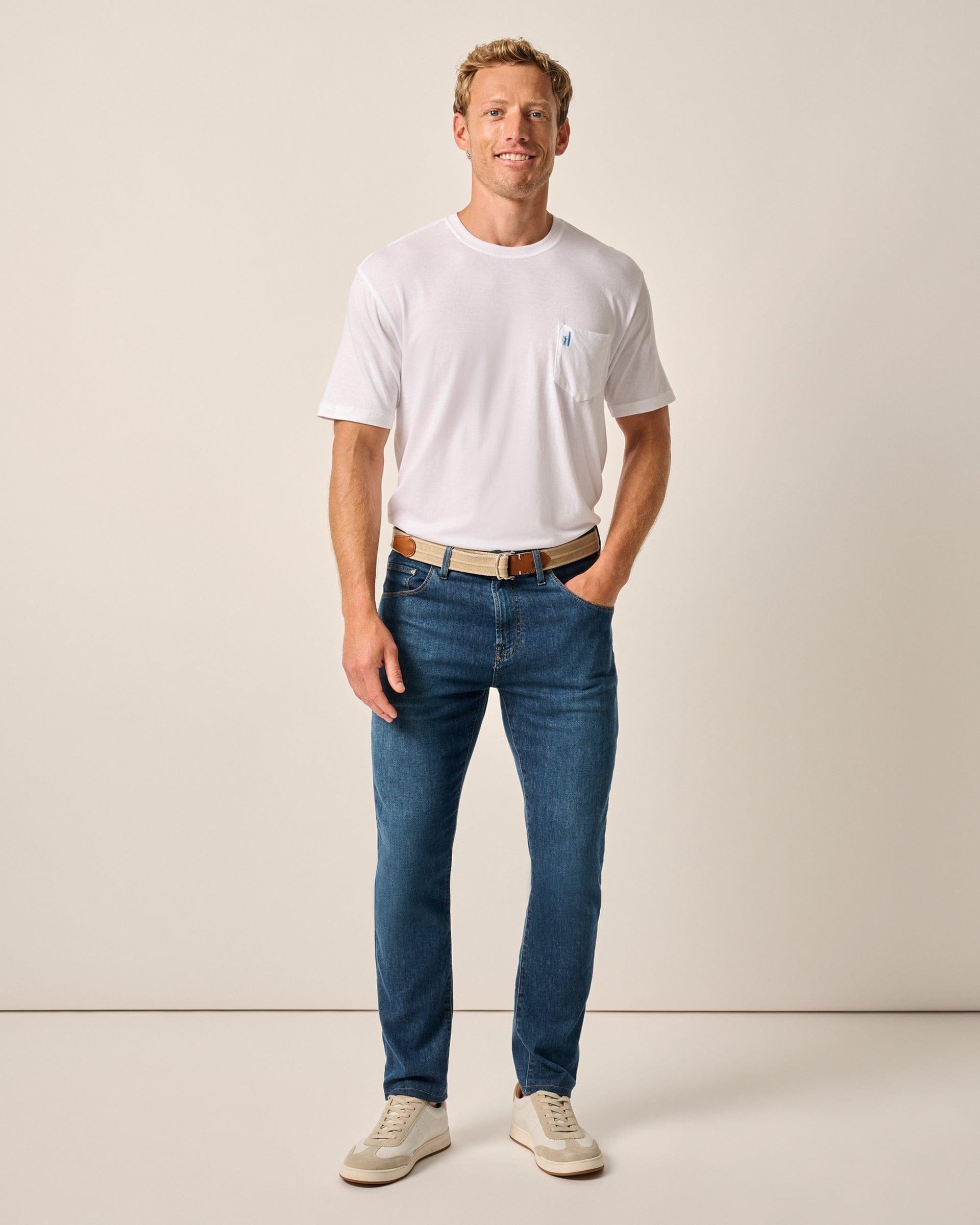 Barlow Stretch 5-Pocket Denim Jean Male Product Image