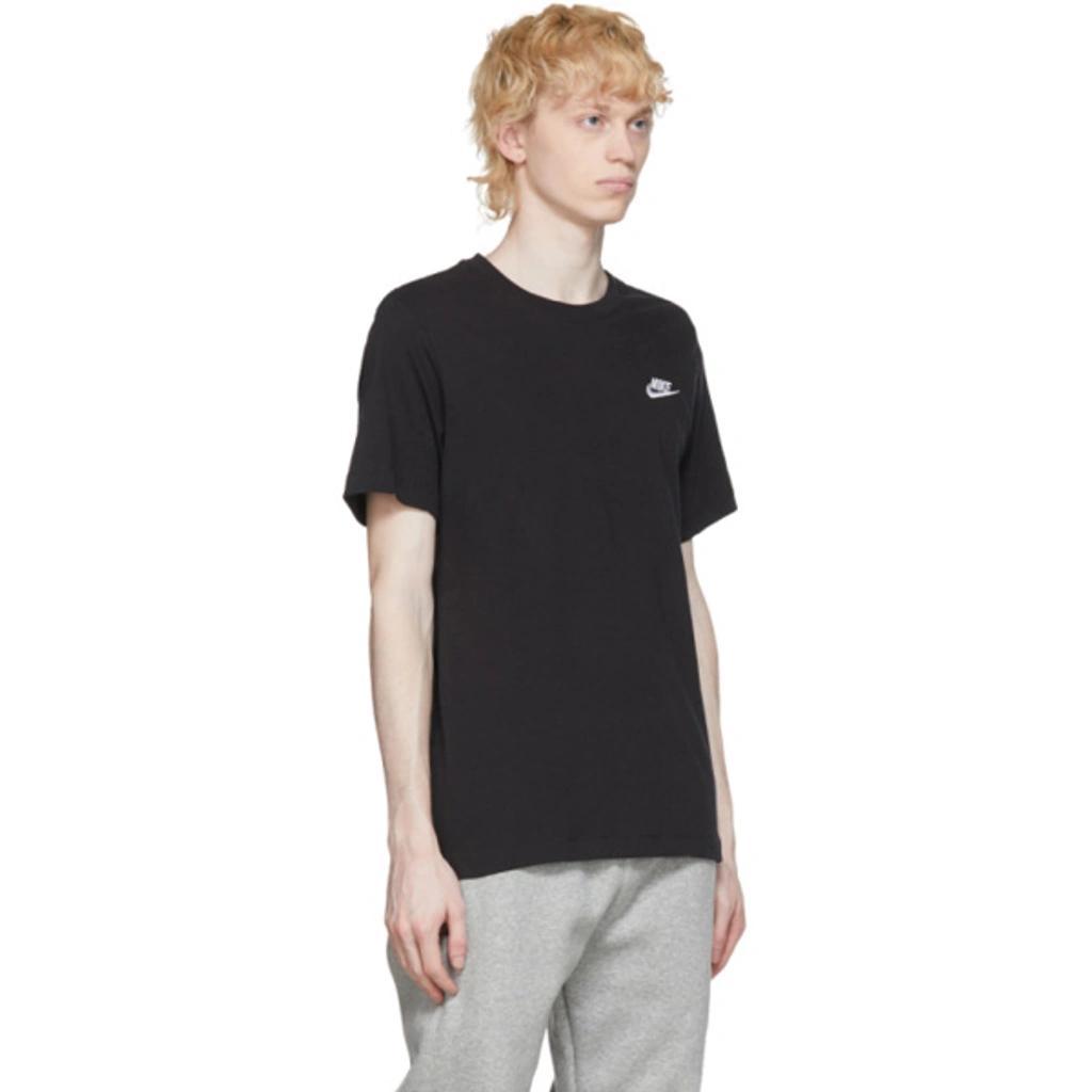 NIKE Sportswear Club Cotton T-shirt In Black Product Image