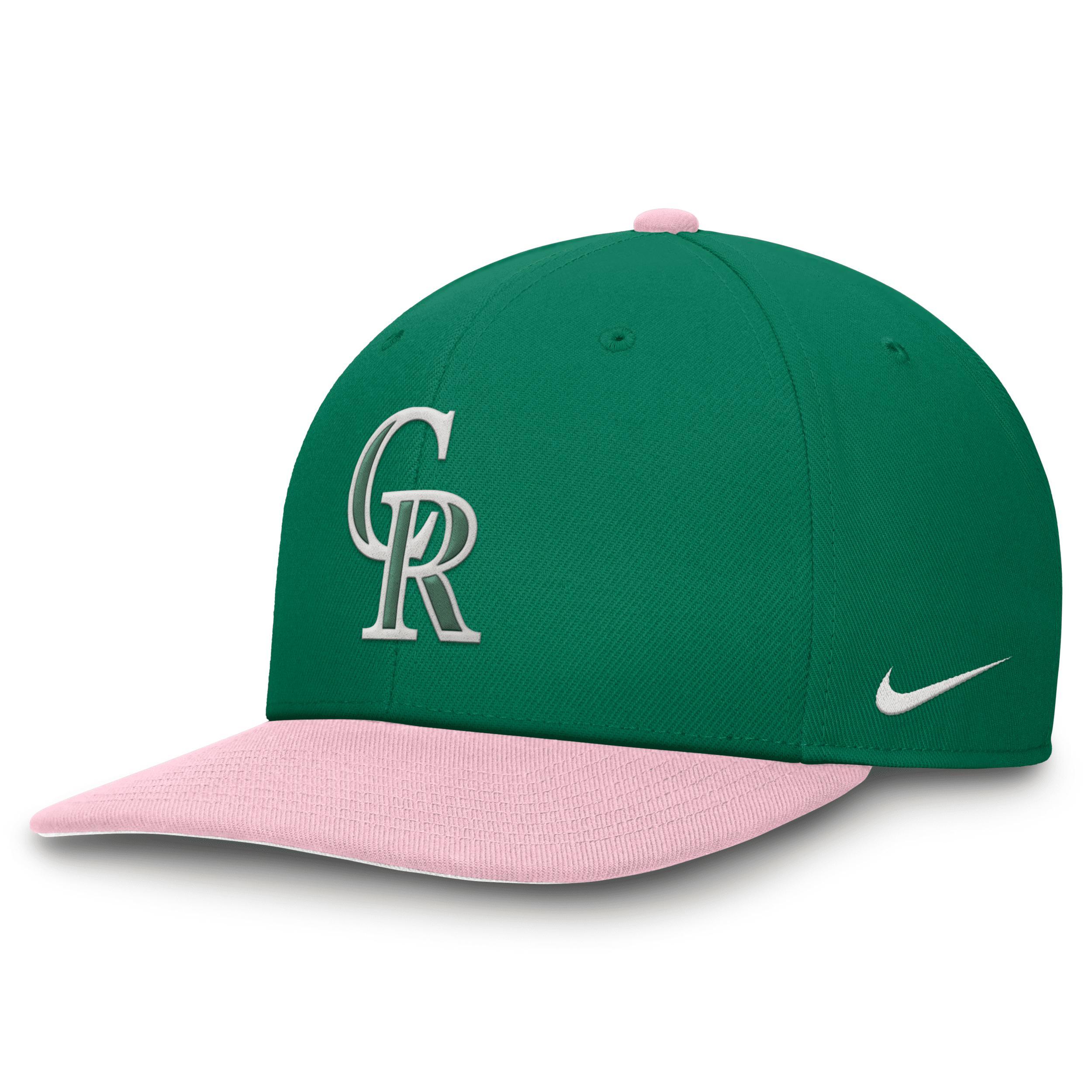 Los Angeles Angels Malachite Pro Nike Unisex Dri-FIT MLB Adjustable Hat Product Image