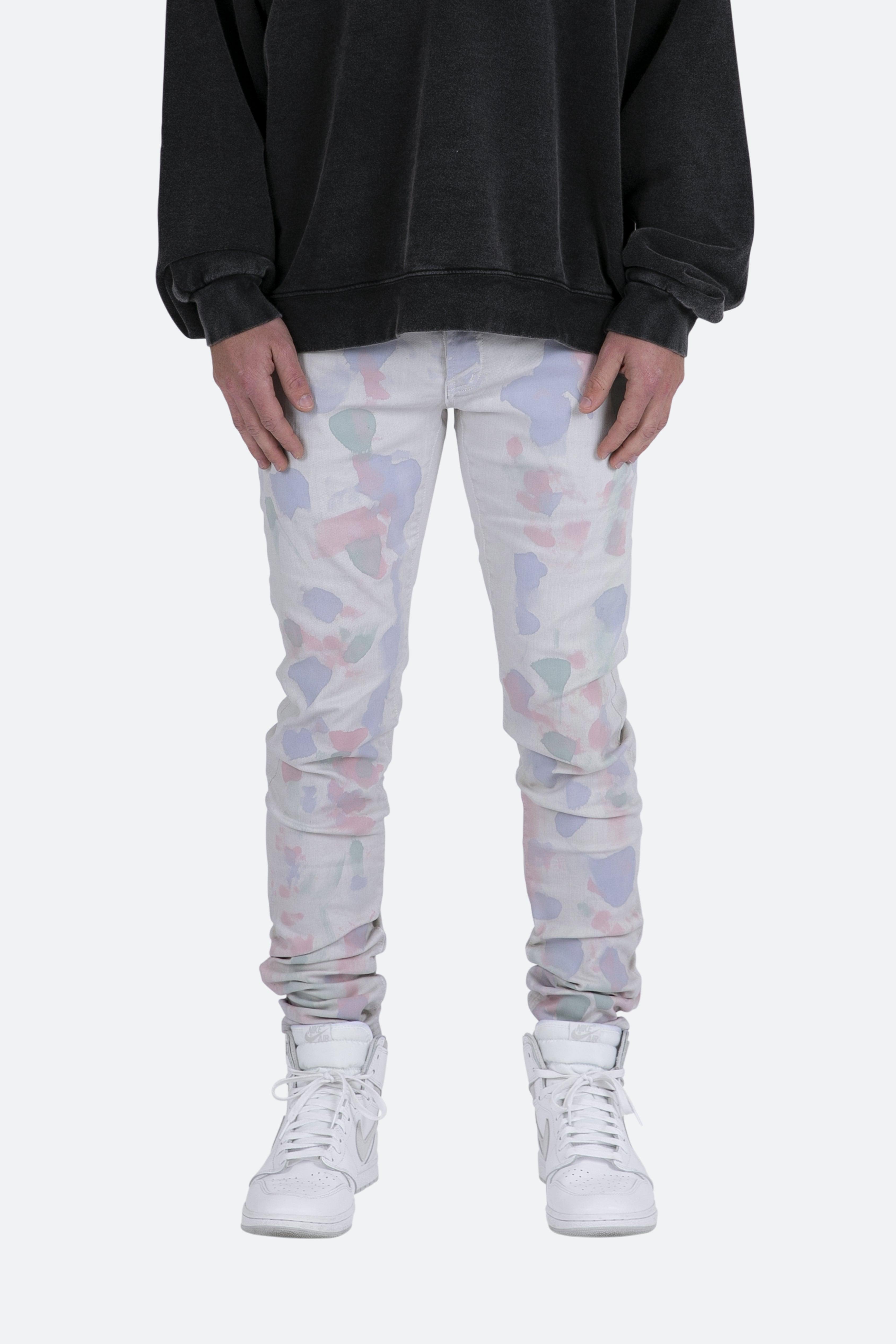 M363 Painted Slim Denim - Off White Product Image