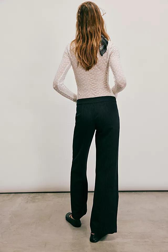 The Unknown Pinstripe Straight-Leg Trousers Product Image