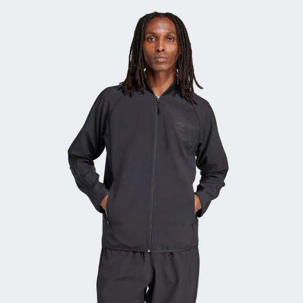 adidas Originals adidas Originals SST Bonded Jacket - Mens Black/Black Product Image