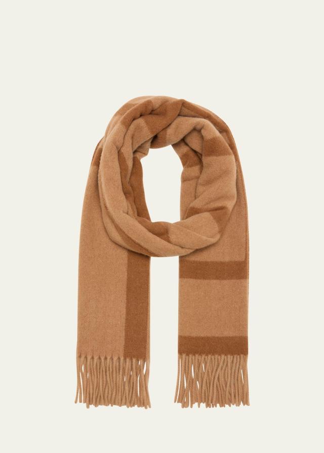 Totme Monogram Wool Jacquard Scarf Product Image