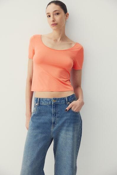 Scoop-neck Top Product Image