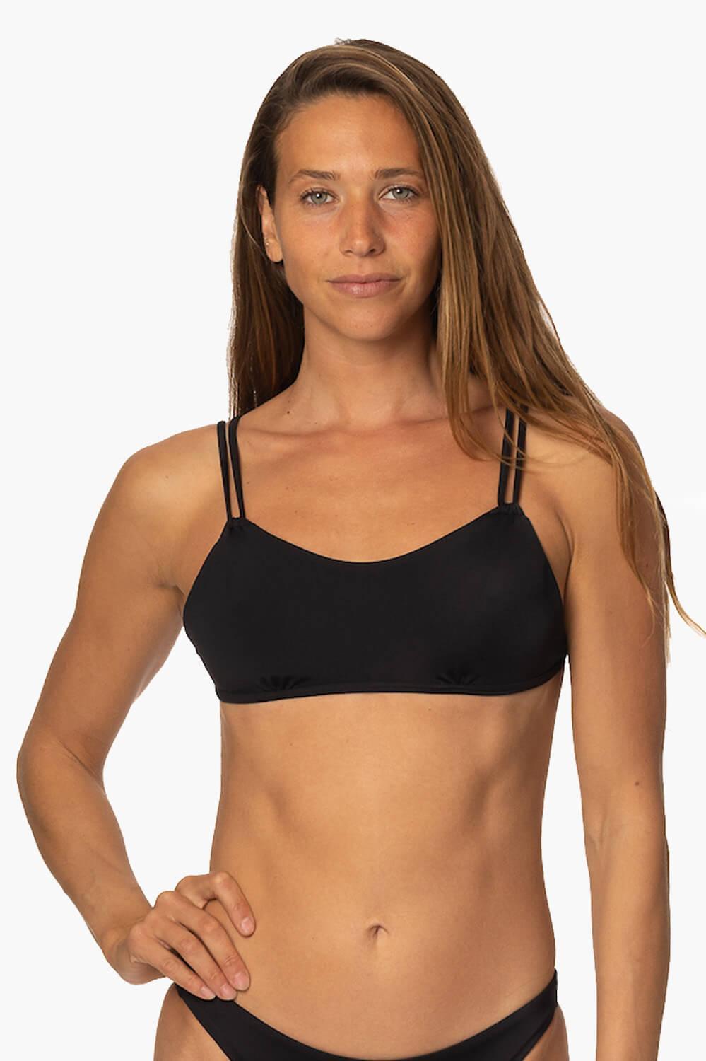 Burleigh Bikini Top - Black Female Product Image