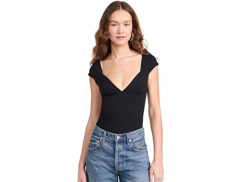 Womens Duo Cap-Sleeve Corset Top Product Image