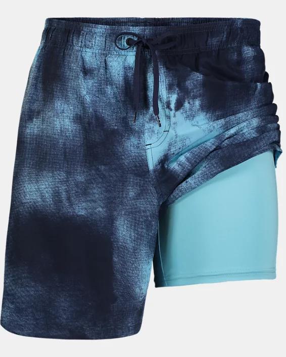 Men's UA Dyed Wash Compression Volley Shorts Product Image