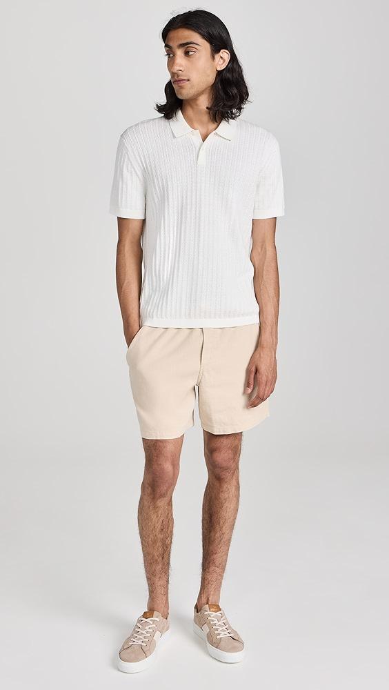 Theory Breach Textured Polo | Shopbop Product Image