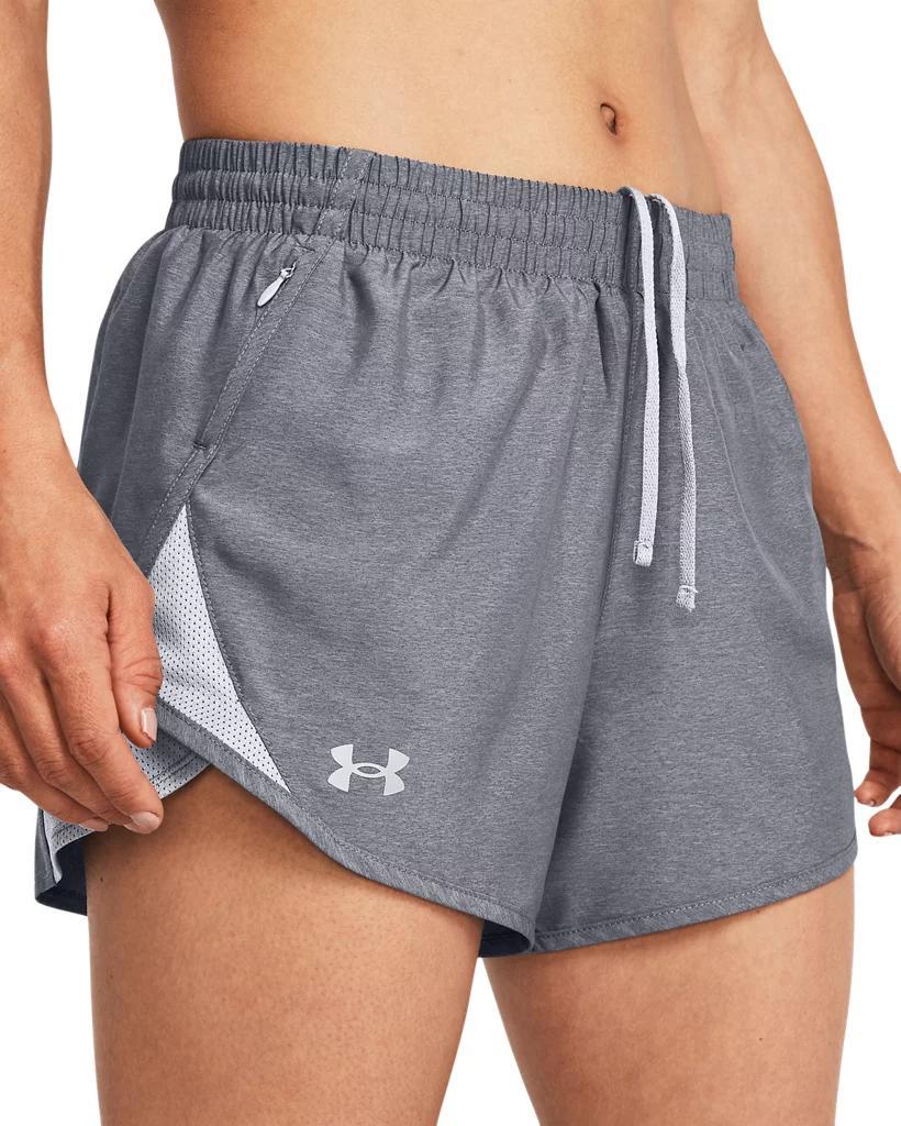 Womens UA Fly-By Heather 3 Shorts Product Image