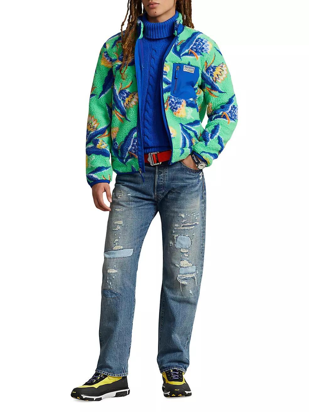 Hi-Pile Floral Fleece Jacket Product Image