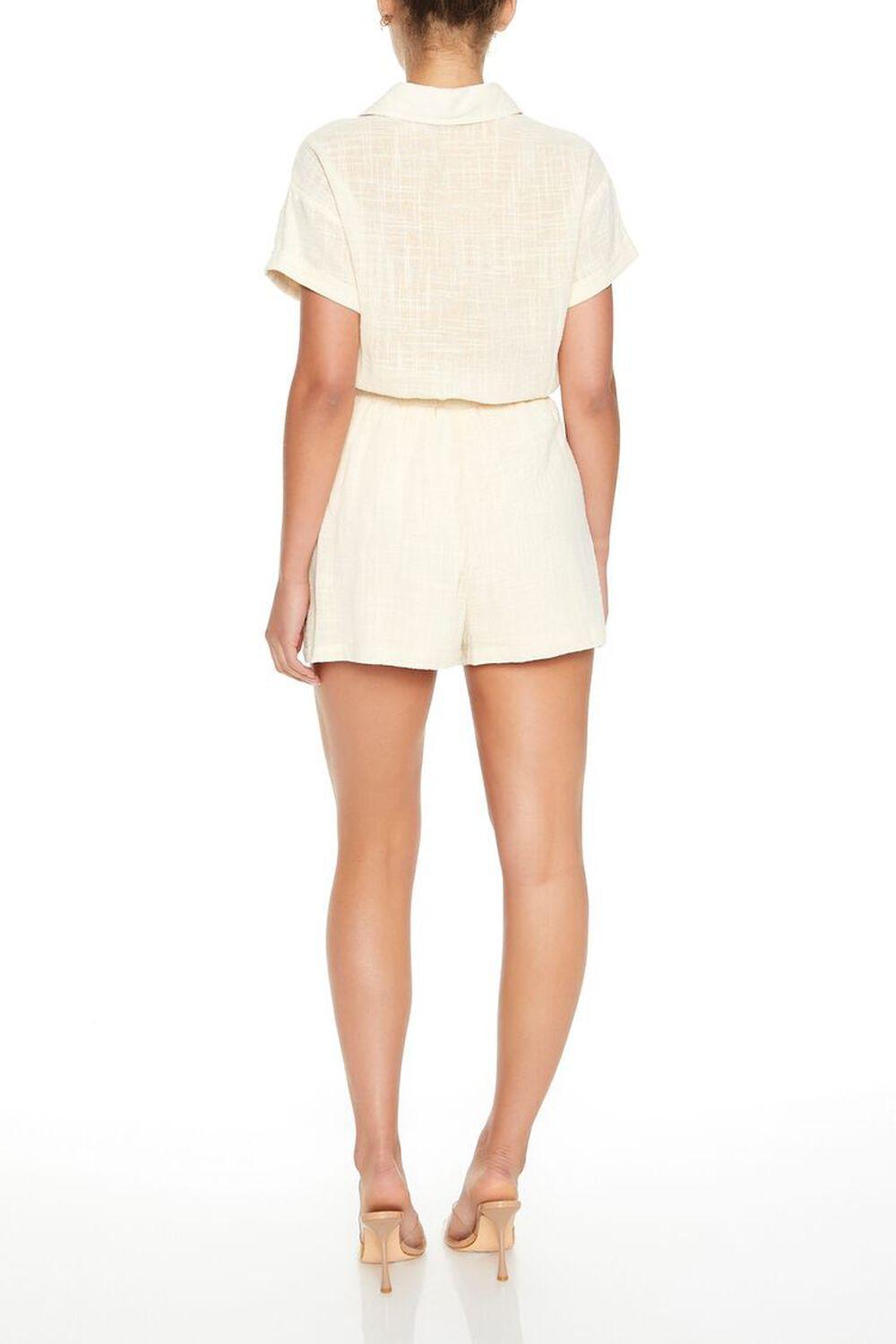 Gauze Tie-Waist Romper | Forever 21 Product Image