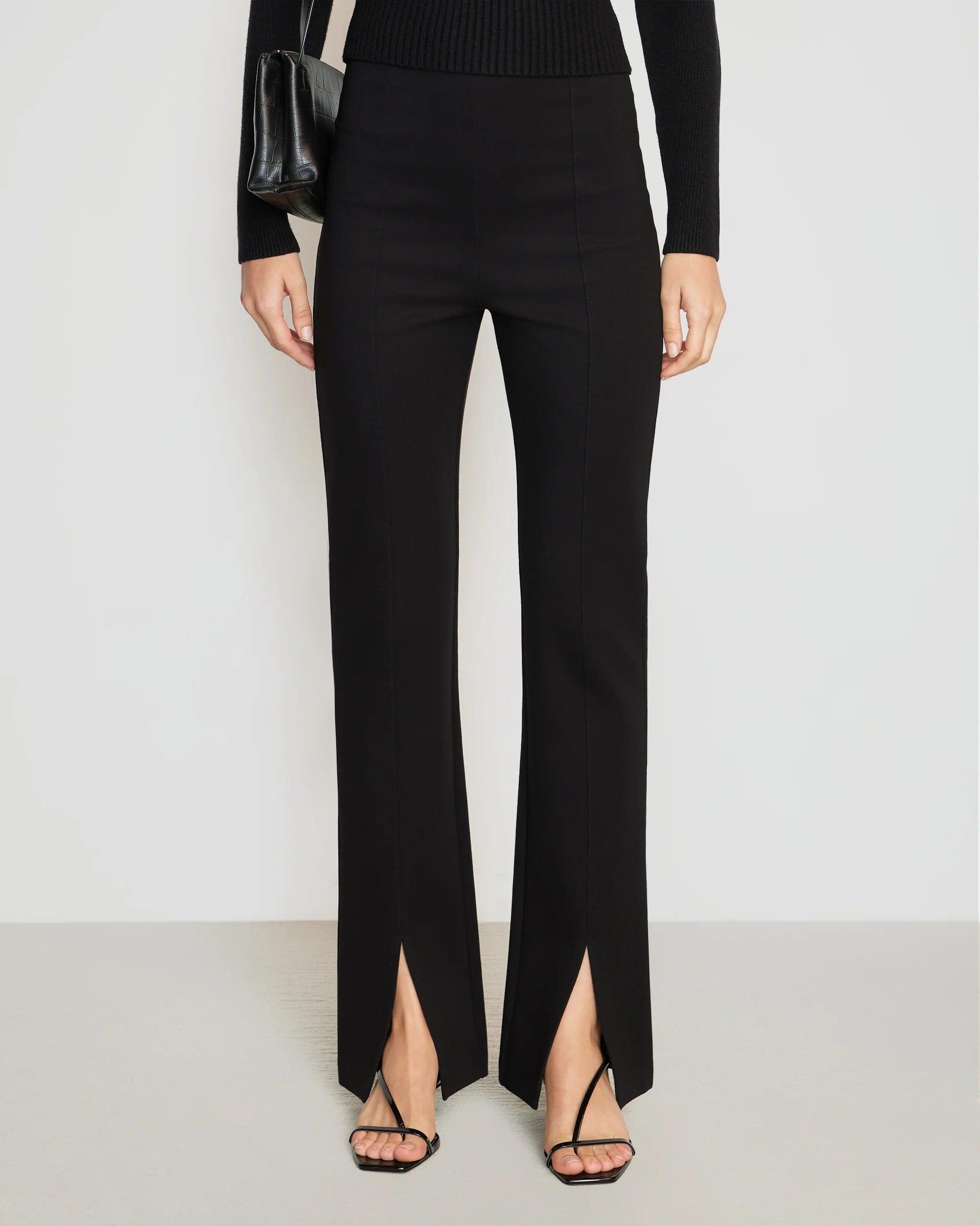 Cass Front-Split Ponte Stretch Pant Product Image