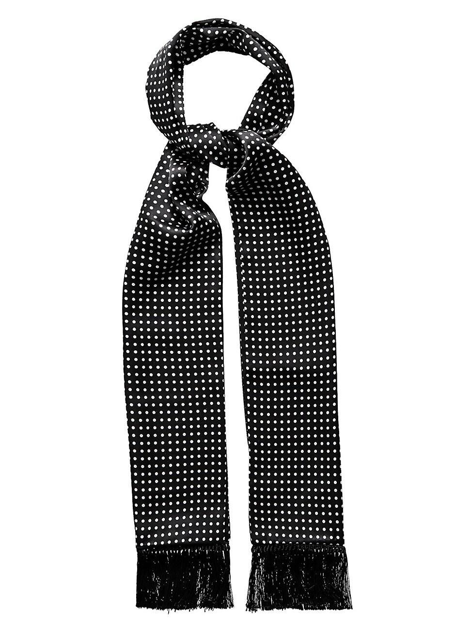 Eton Mens Polka Dot Silk Scarf Product Image