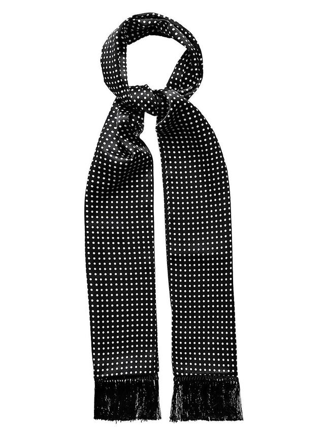 Eton Mens Polka Dot Silk Scarf Product Image