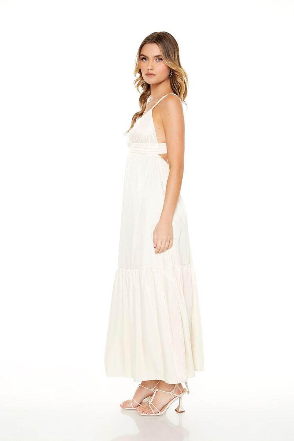 Tiered Cutout Sweetheart Maxi Dress | Forever 21 Product Image