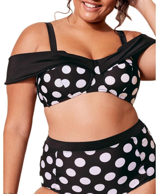 Baylie Womens Plus-Size Swimwear Bra Top Product Image