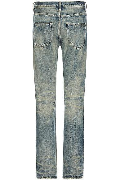 JOHN ELLIOTT Caribou Bootcut Hornet in Blue. Size 30, 32, 36. Product Image