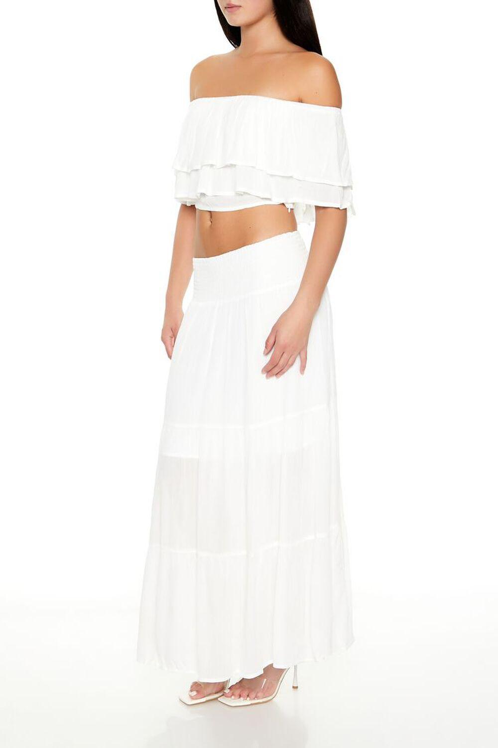 Flounce Crop Top & Maxi Skirt Set | Forever 21 Product Image