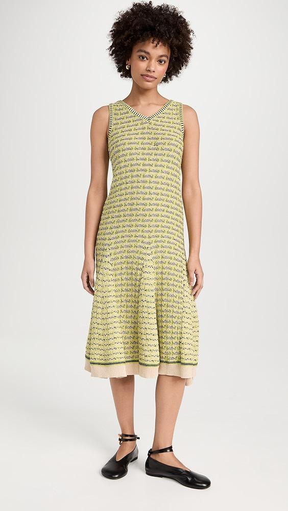 Wales Bonner Soar Godet Dress | Shopbop Product Image