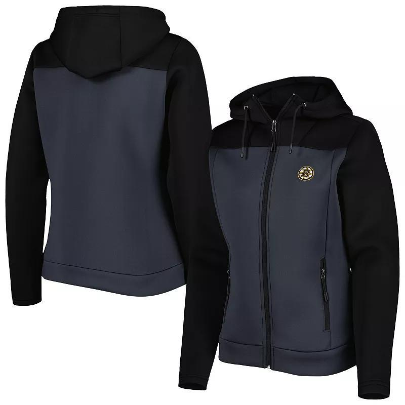 Womens Antigua /Gray Chicago hawks Protect Full-Zip Jacket Product Image