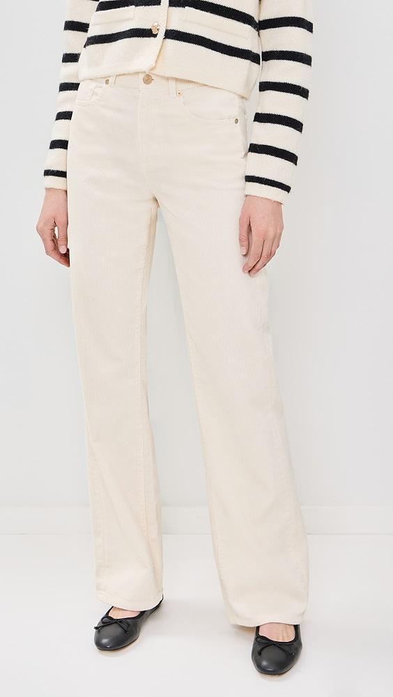 7 For All Mankind Tess Corduroy Trousers | Shopbop Product Image