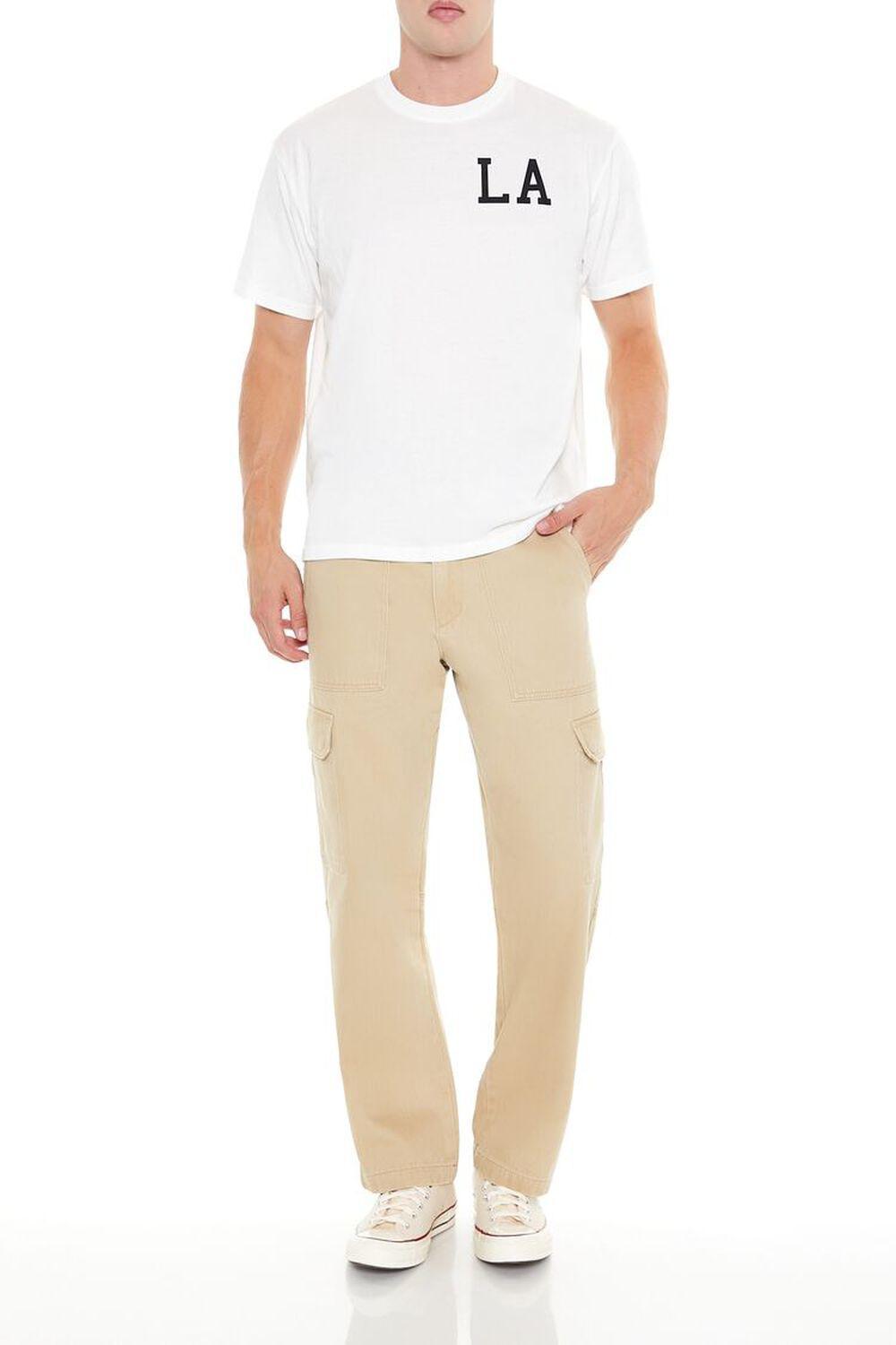 Mid-Rise Straight Cargo Pants | Forever 21 Product Image