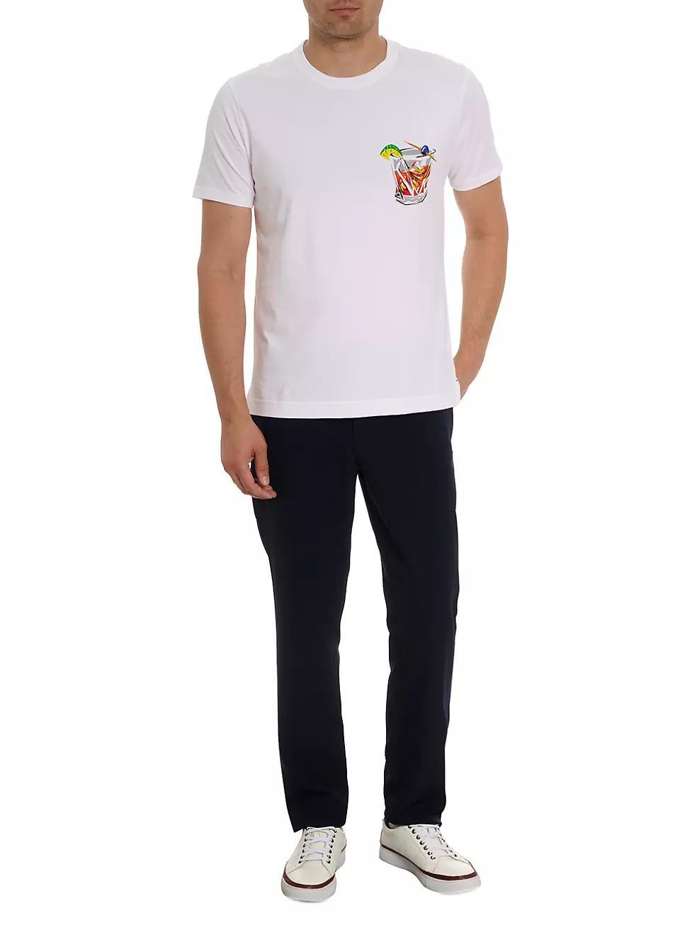 Serendipity Graphic Cotton T-Shirt Product Image