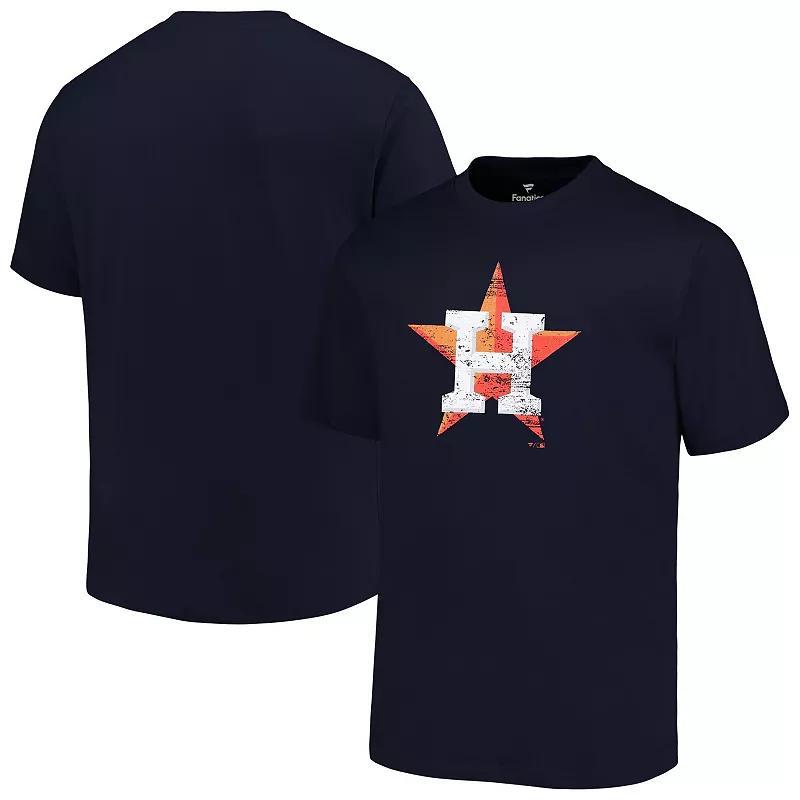 Mens Profile Houston Astros Big & Tall Primary Logo T-Shirt Blue Product Image