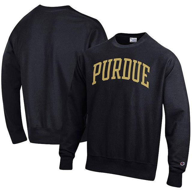 Mens Champion Purdue Boilermakers Arch Reverse Weave Pullover Sweatshirt Product Image