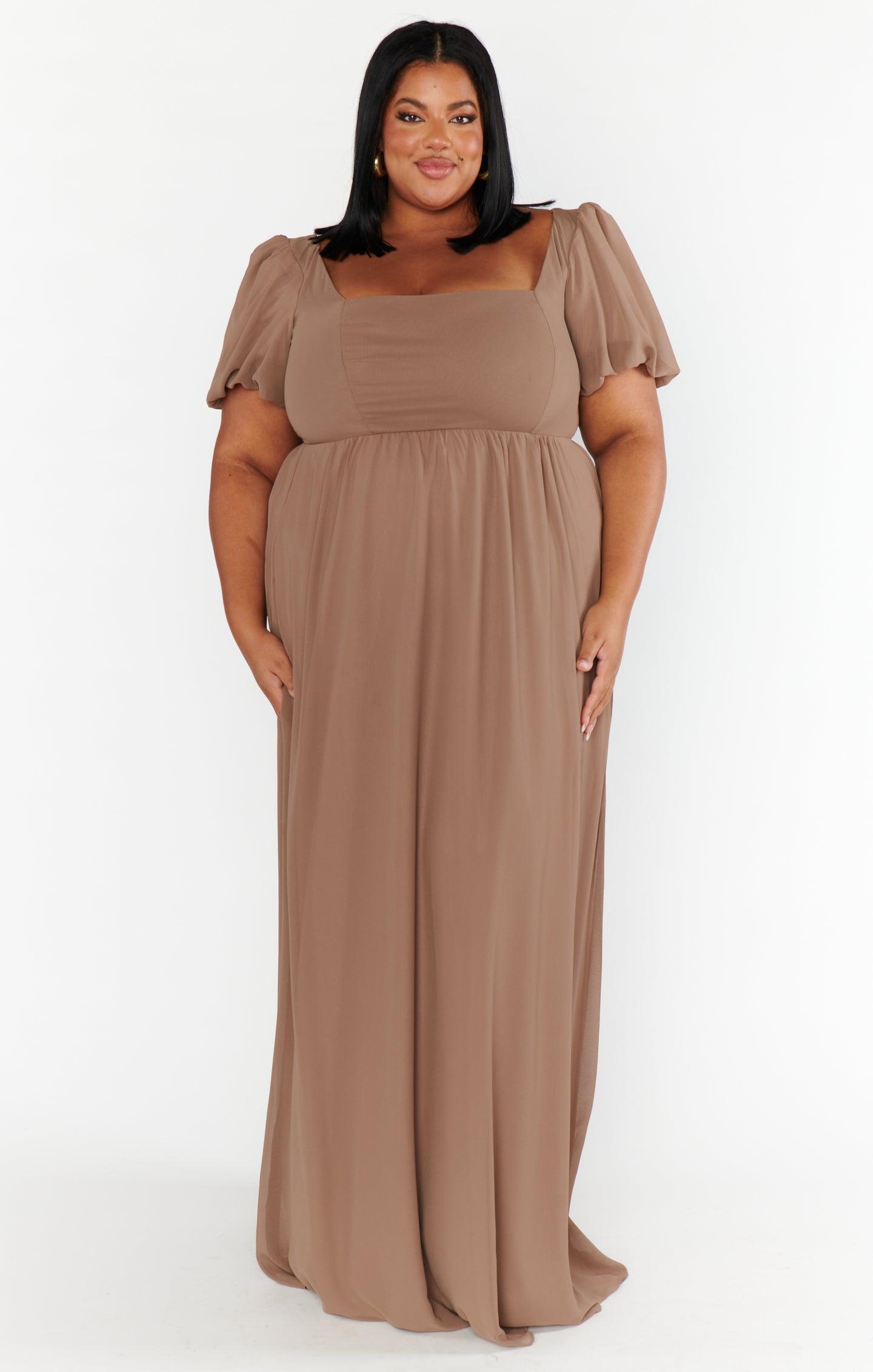 Nora Maxi Dress ~ Dune Chiffon Product Image