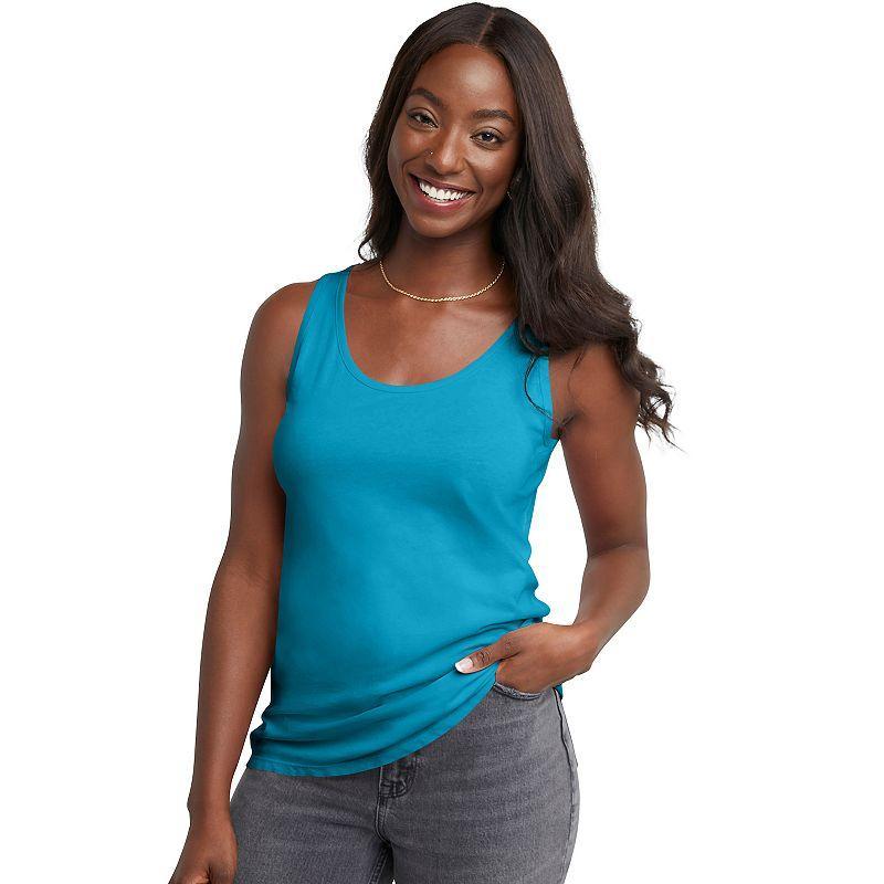 Womens Hanes Basic Essential Tank Top Product Image